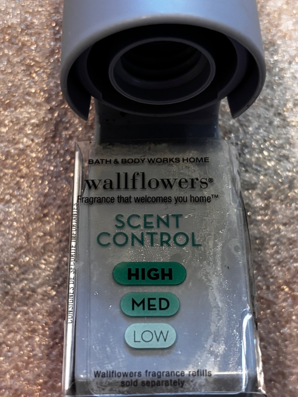 Bath & Body Works Matte Dark Gray Scrnt Control Plug-In